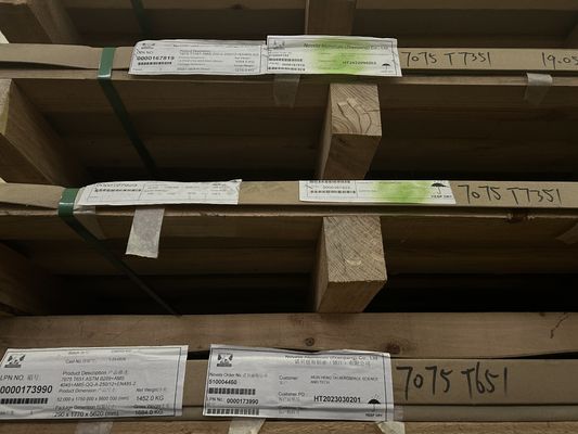 Odporny na korozję 7075 T7351 Płytka samolot Arkusze aluminiowe wielofunkcyjne